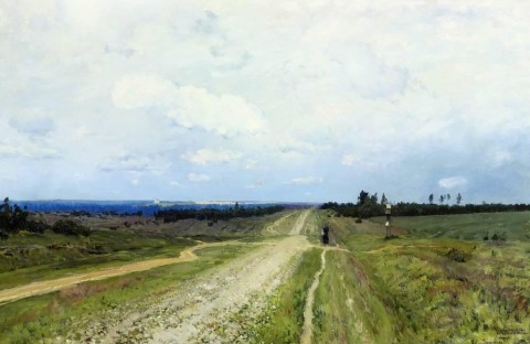 ‘De Vladimirka’ (Levitan 1892)