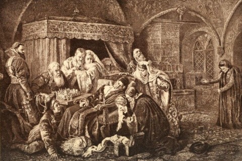 Bron: Alfred Bates (1903) Drama: Its history, literature and influence on civilisation (Wikicommons)